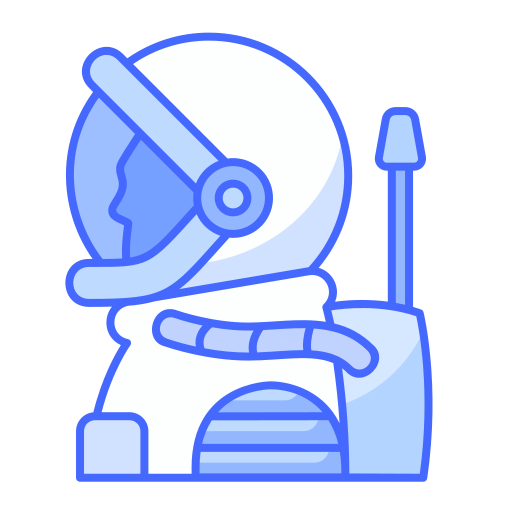 Astronaut Generic Blue icon