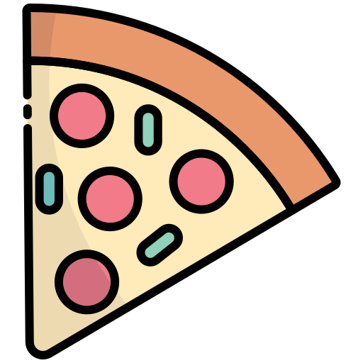 Pizza Generic Outline Color icon