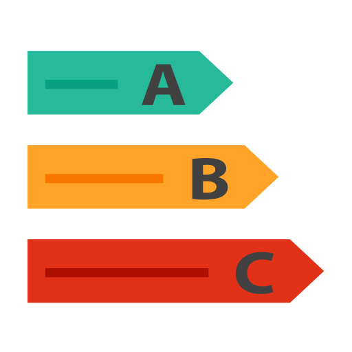 Energy class free icon