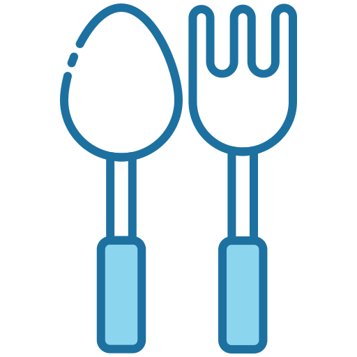 Cutlery Generic Blue icon