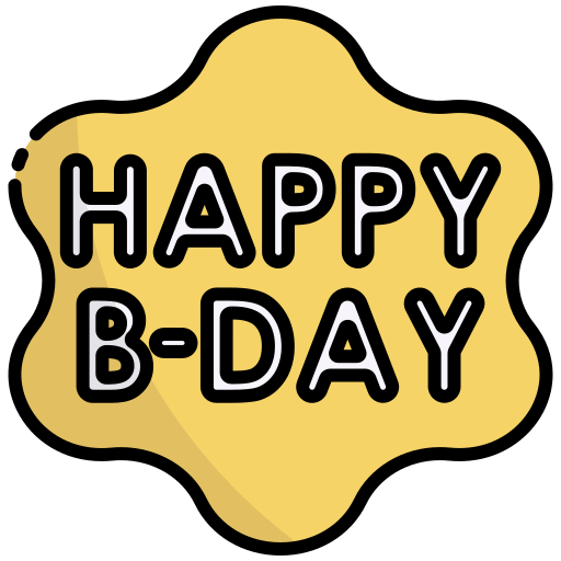 feliz cumpleaños icono gratis