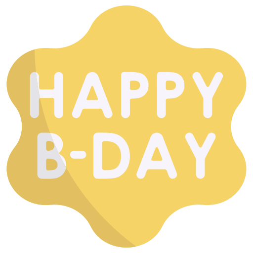 feliz cumpleaños icono gratis