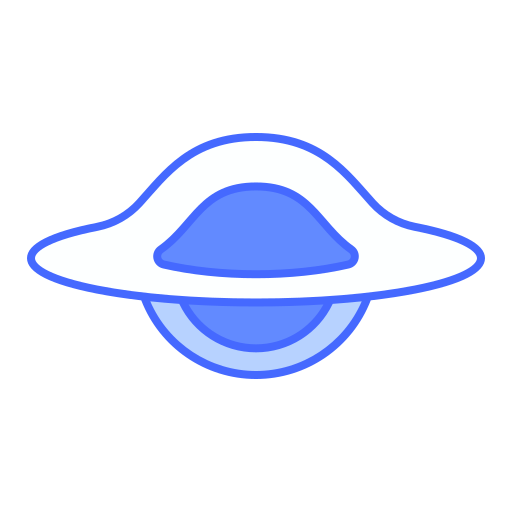 Black hole Generic Blue icon