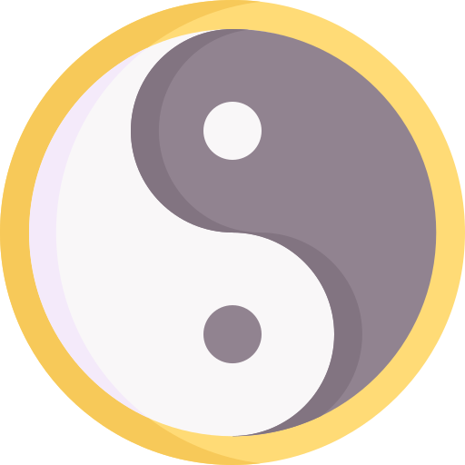 yin yang icono gratis