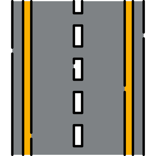 Road Generic Outline Color icon