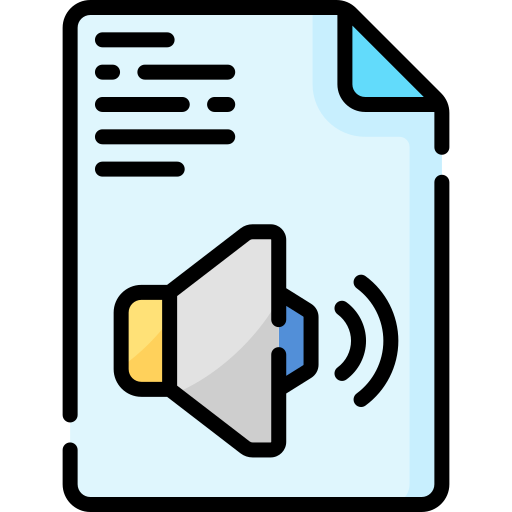 Transcription Special Lineal color icon