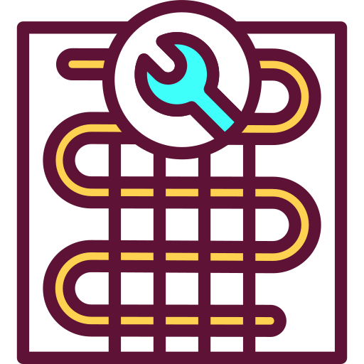 Underfloor heating free icon
