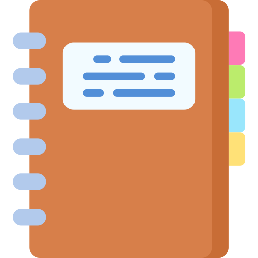 agenda icono gratis