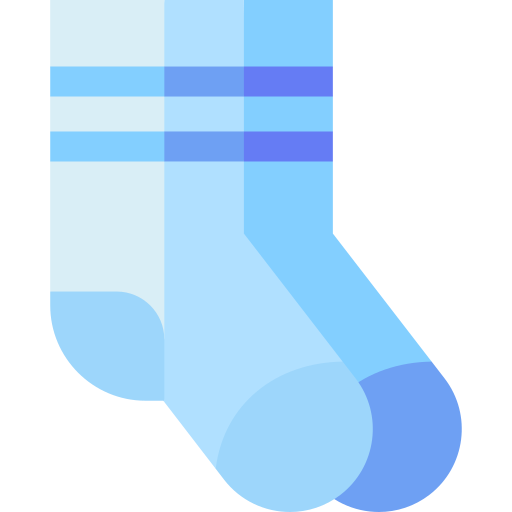 Socks Basic Straight Flat icon