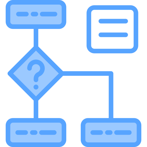 diagrama de flujo icono gratis