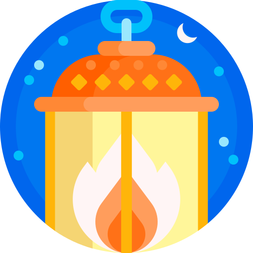 Lantern Detailed Flat Circular Flat icon