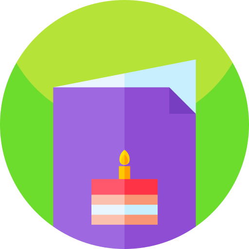 tarjeta de felicitación icono gratis