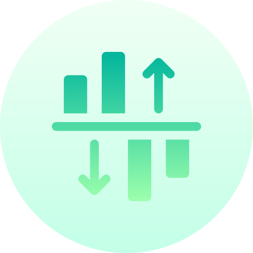 gráfico de barras icono gratis