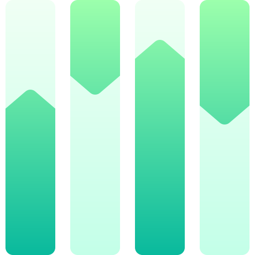 gráfico de barras icono gratis