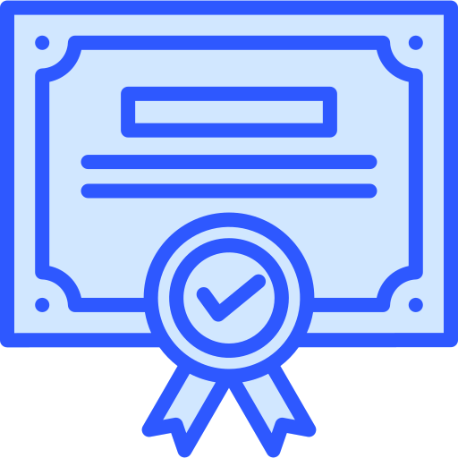 certificado icono gratis