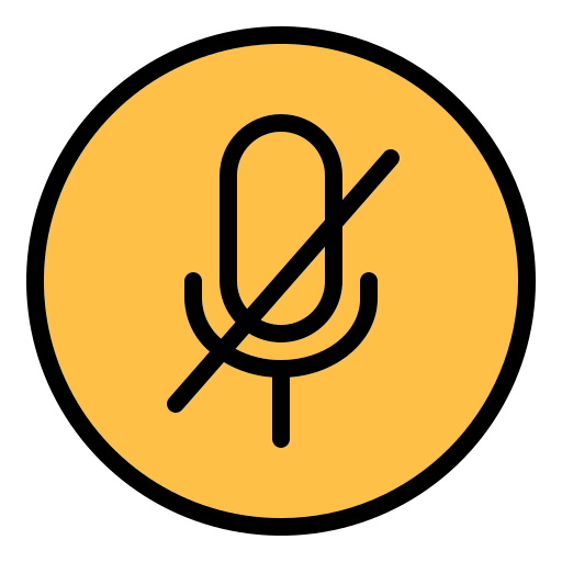 silencio icono gratis