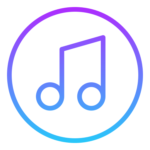 Music Generic Gradient icon