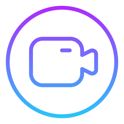 grabadora de vídeo icono gratis