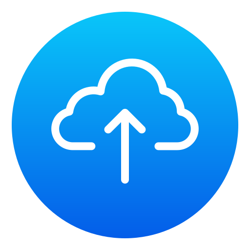 carga en la nube icono gratis