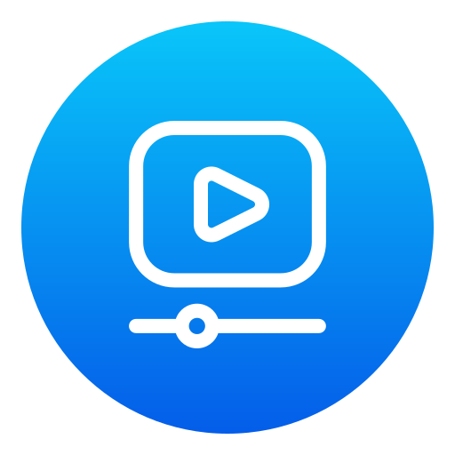 reproductor de video icono gratis