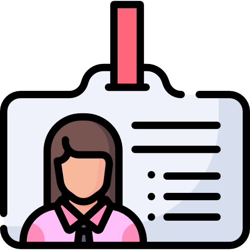 tarjeta de identificación icono gratis