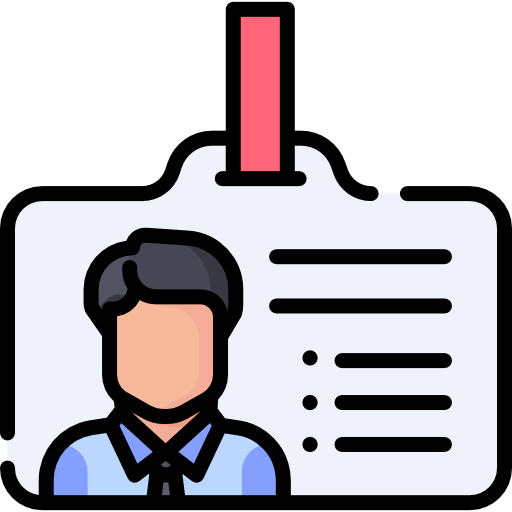 신분증 무료 아이콘