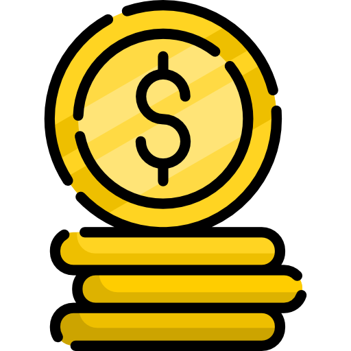 monedas icono gratis