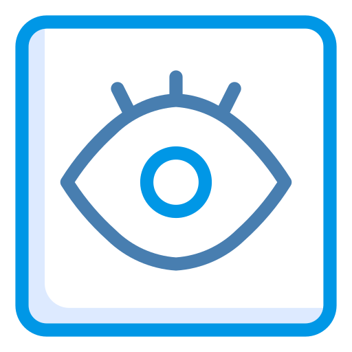 Eye Generic Blue icon