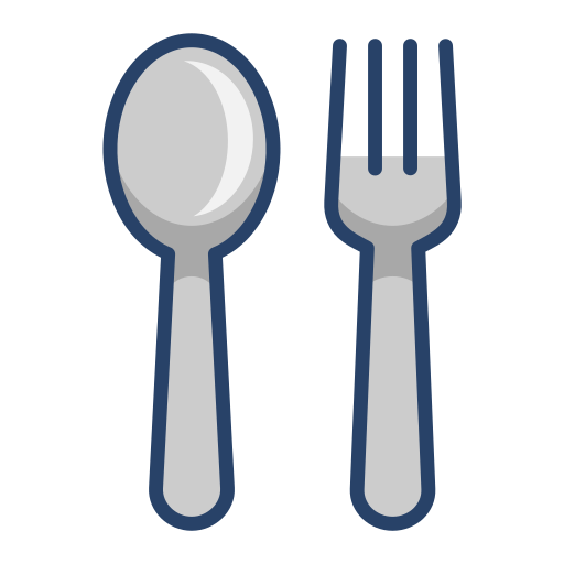 Garfo e faca - ícones de comida grátis