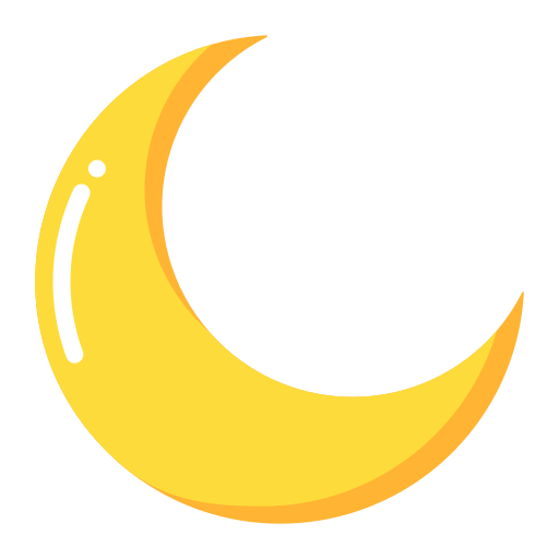 Crescent moon - Free weather icons