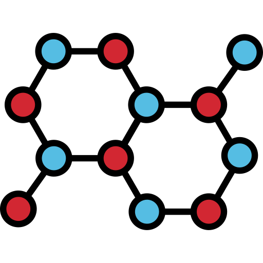 Molecular Generic Outline Color Icon