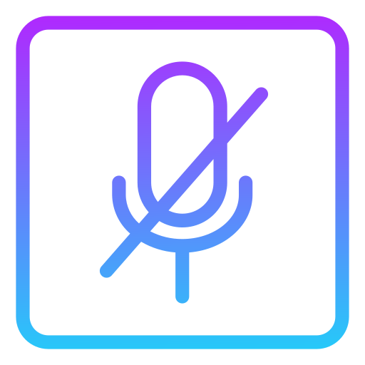 silencio icono gratis