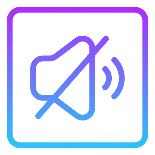 silencio icono gratis