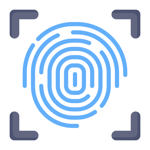 Biometric identification Generic Flat icon