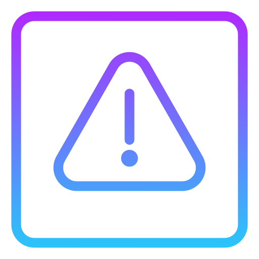 Warning free icon