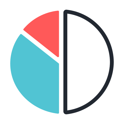 gráfico circular icono gratis