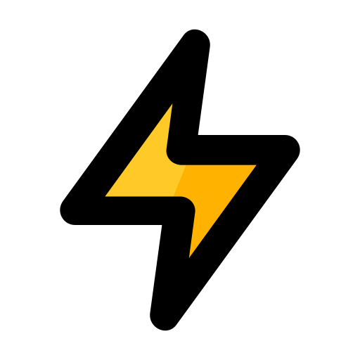 Thunderbolt Generic Outline Color icon