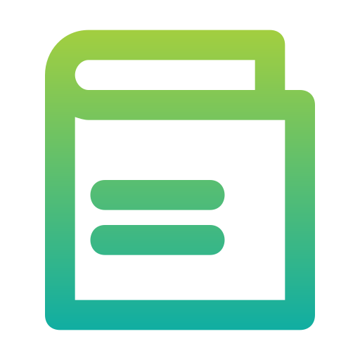 Book Generic Gradient icon