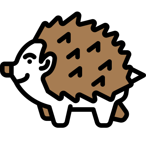 고슴도치 무료 아이콘