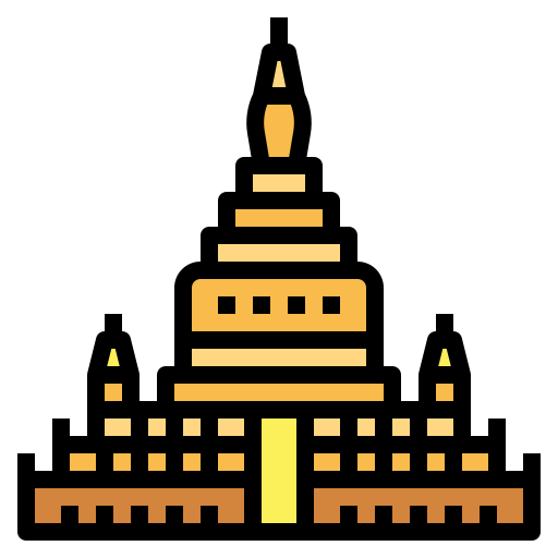 pagoda de shwezigon icono gratis