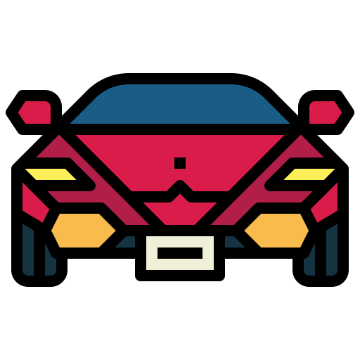 carro deportivo icono gratis