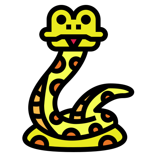 Snake Smalllikeart Lineal Color icon