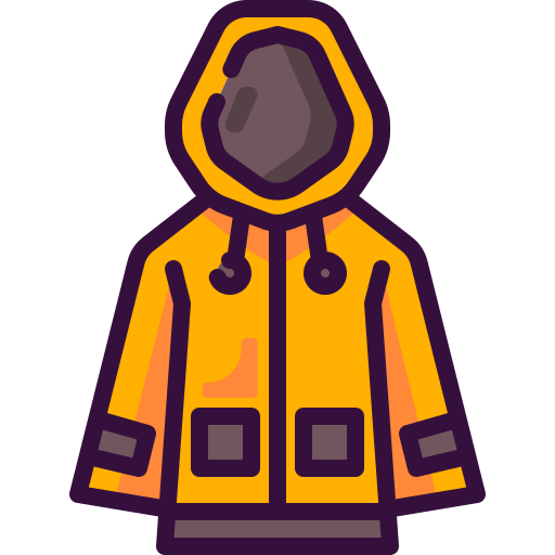 impermeable icono gratis