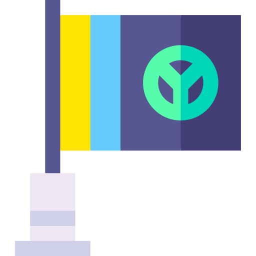 Flag Basic Straight Flat icon