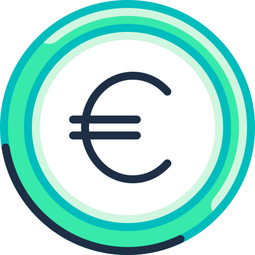 euro icono gratis