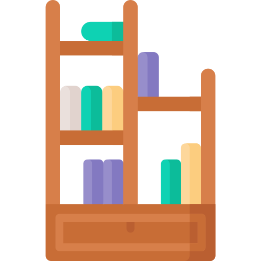 Bookshelf Special Flat icon