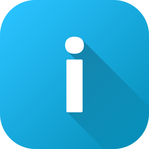 letra i icono gratis