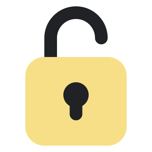 Unlock free icon