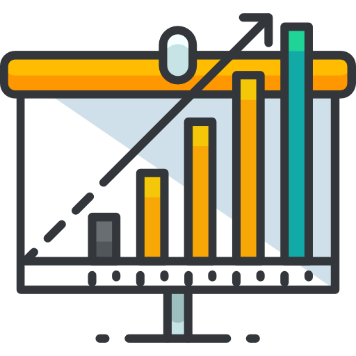 gráfico de barras icono gratis