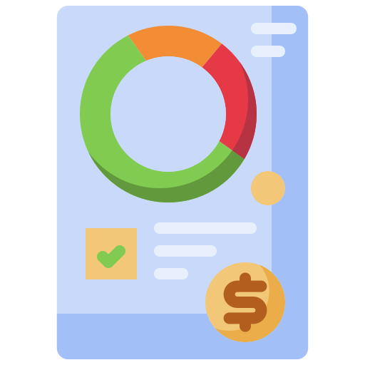 Gráfico circular Iconos gratis de negocios y finanzas